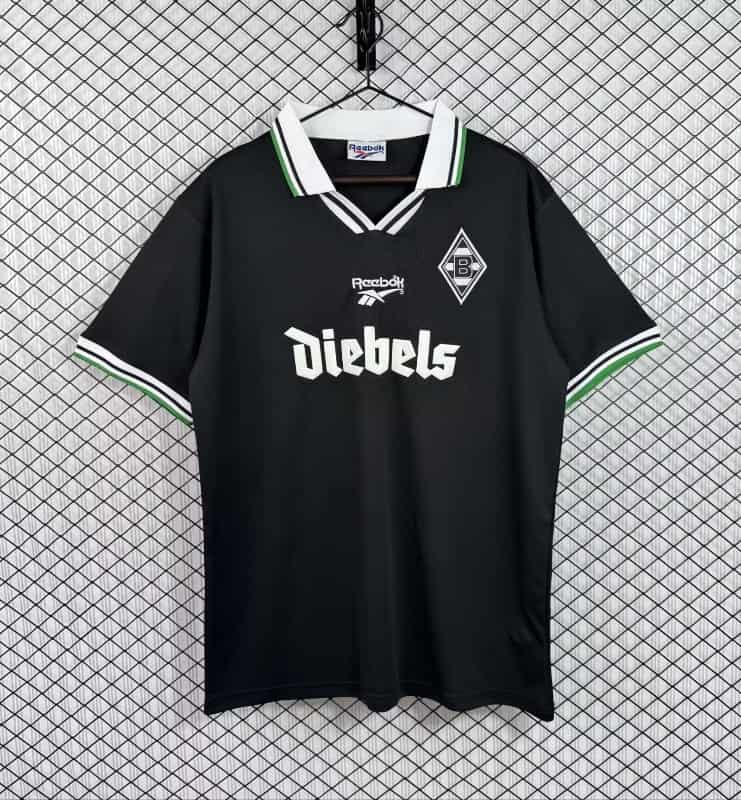 Thailand Quality(AAA) 1996/97 Monchengladbach Away Retro Soccer Jersey