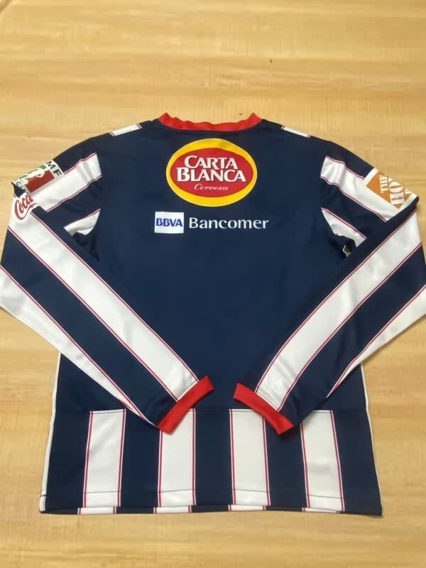 Thailand Quality(AAA) 2009/10 Monterrey Home Retro Long Sleeve Soccer Jersey