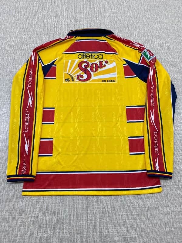 Thailand Quality(AAA) 1999/00 Morelia Home Long Sleeve Retro Soccer Jersey