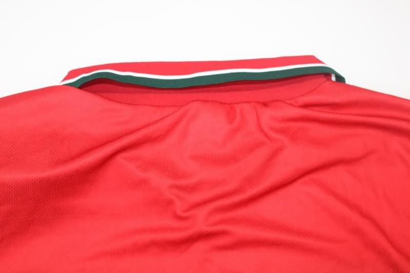 Thailand Quality(AAA) 1998 Morocco Home Long Sleeve Retro Soccer Jersey