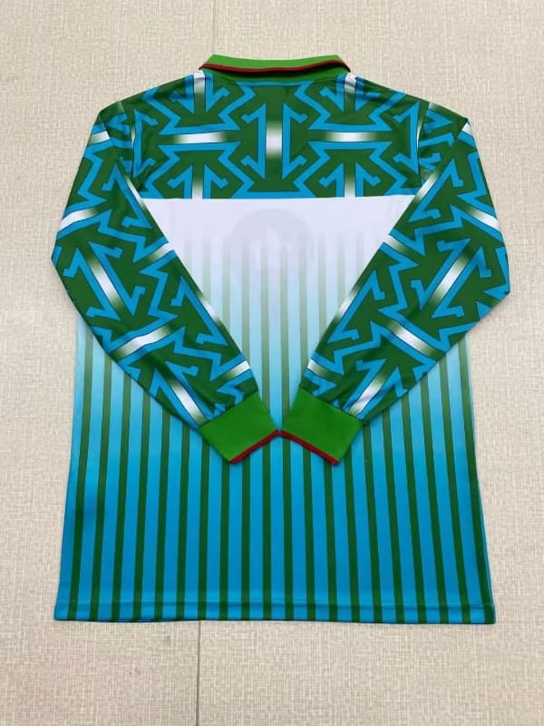 Thailand Quality(AAA) 1994/95 Morocco Away Retro Long Sleeve Soccer Jersey