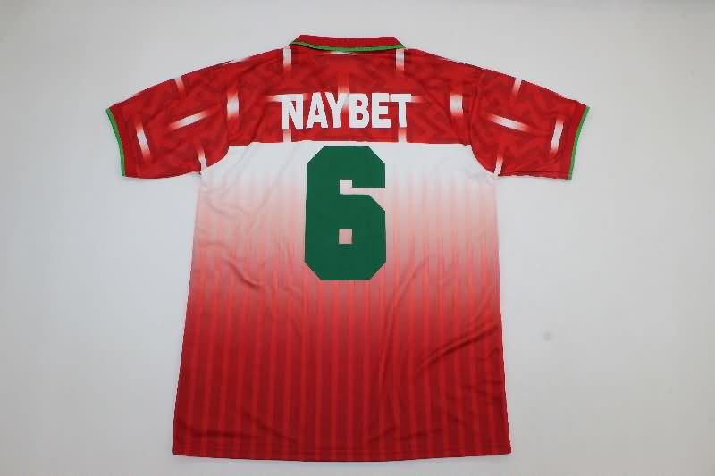Thailand Quality(AAA) 1994/95 Morocco Home Retro Soccer Jersey