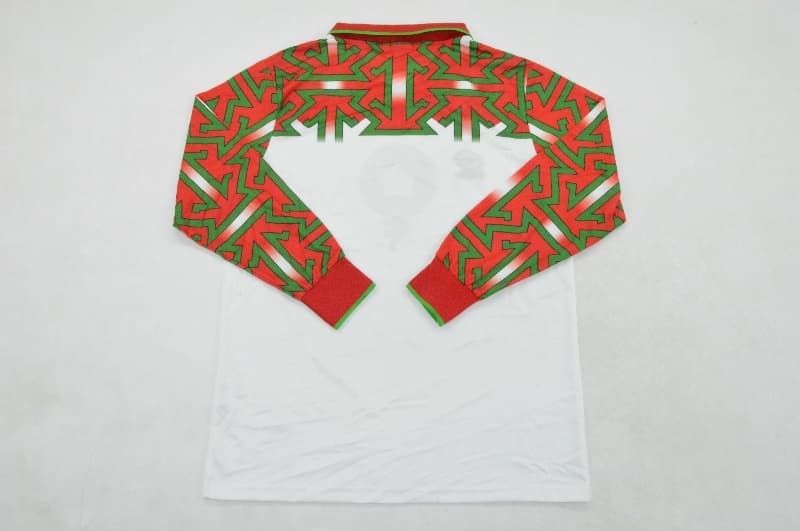 Thailand Quality(AAA) 1994/95 Morocco Third Retro Long Sleeve Soccer Jersey