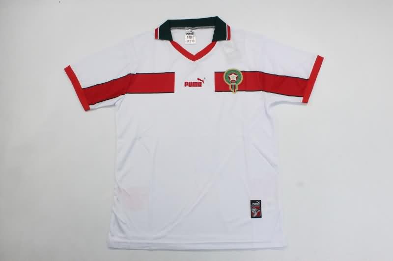 Thailand Quality(AAA) 1998/00 Morocco Away Retro Soccer Jersey