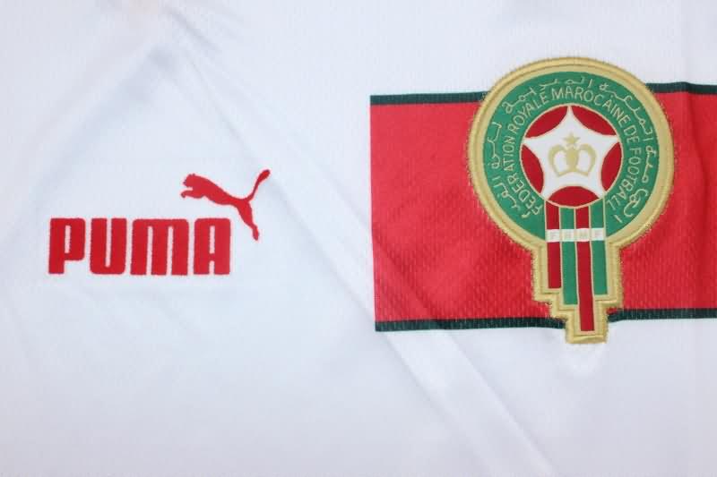 Thailand Quality(AAA) 1998/00 Morocco Away Retro Soccer Jersey