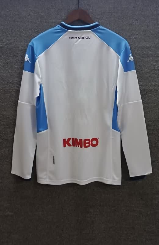 Thailand Quality(AAA) 2019/20 Napoli Away Retro Long Sleeve Soccer Jersey