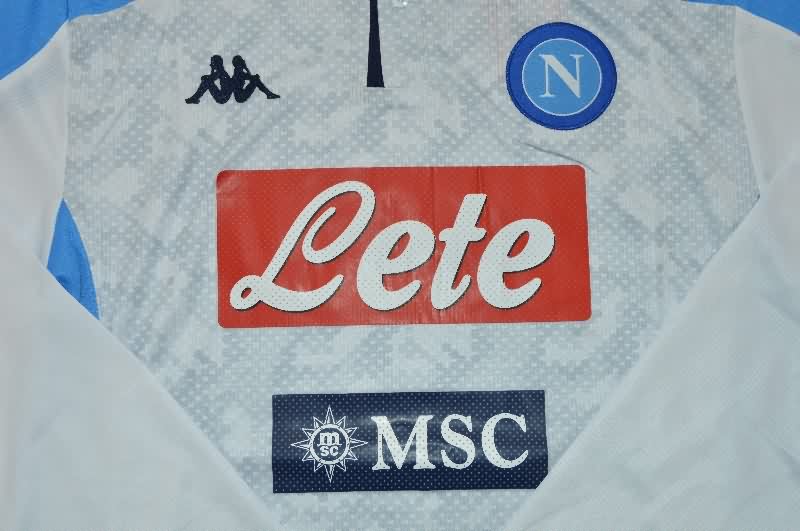 Thailand Quality(AAA) 2019/20 Napoli Away Retro Long Sleeve Soccer Jersey