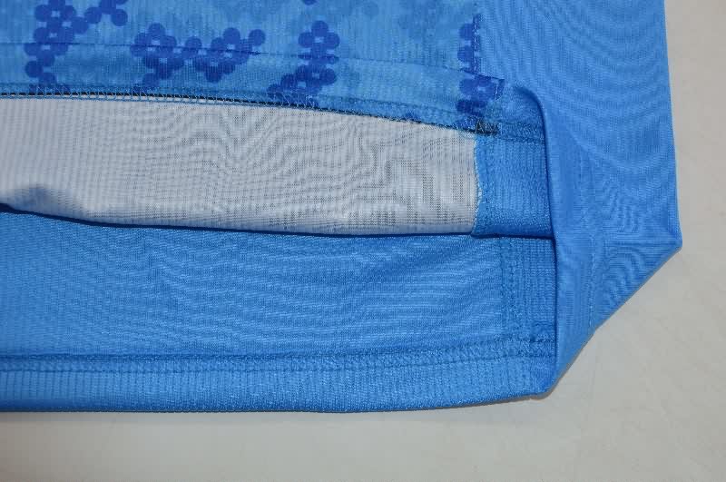 Thailand Quality(AAA) 2019/20 Napoli Home Long Sleeve Retro Soccer Jersey