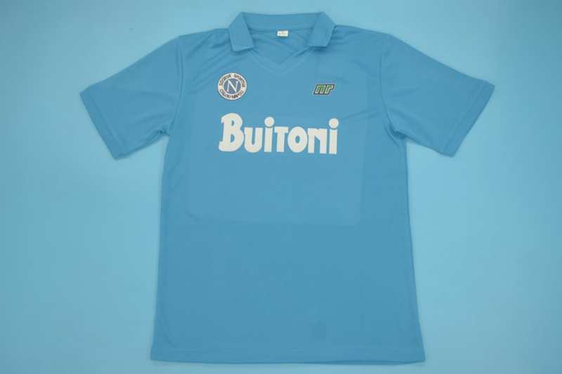 Thailand Quality(AAA) 1986/87 Napoli Home Retro Soccer Jersey