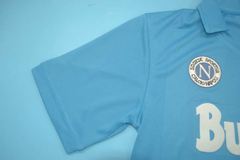 Thailand Quality(AAA) 1986/87 Napoli Home Retro Soccer Jersey