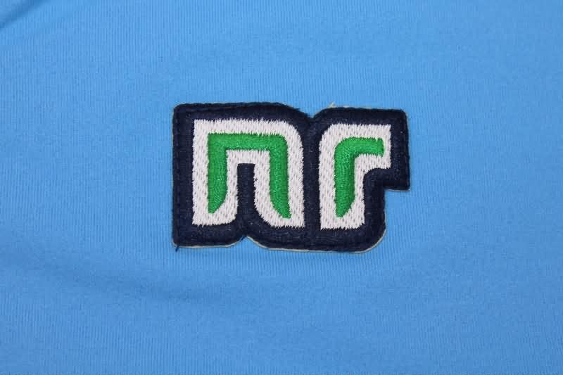 Thailand Quality(AAA) 1986/87 Napoli Home Long Sleeve Retro Soccer Jersey