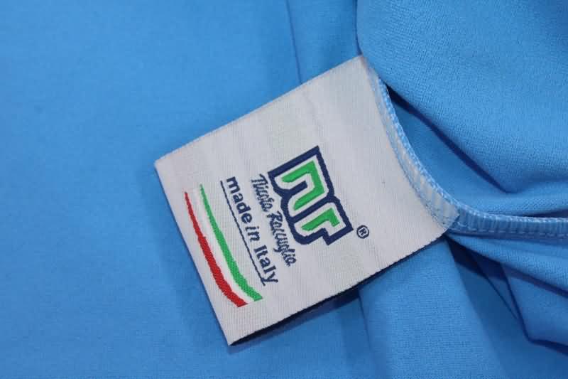 Thailand Quality(AAA) 1986/87 Napoli Home Long Sleeve Retro Soccer Jersey