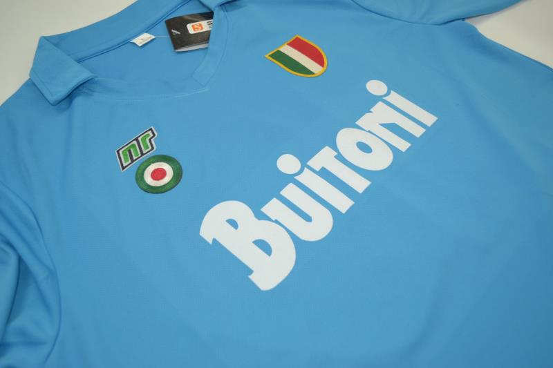 Thailand Quality(AAA) 1987/88 Napoli Home Retro Soccer Jersey