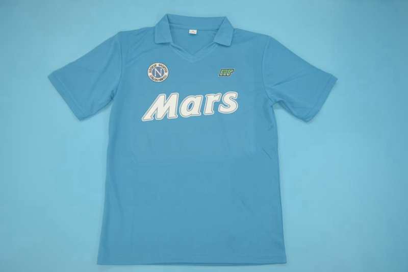 Thailand Quality(AAA) 1988/89 Napoli Home Retro Soccer Jersey