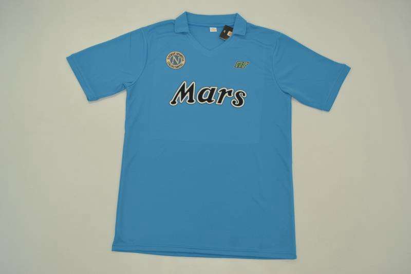 Thailand Quality(AAA) 1989/90 Napoli Home Retro Soccer Jersey