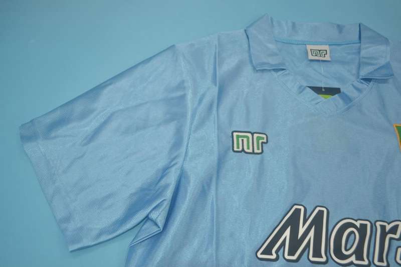 Thailand Quality(AAA) 1990/91 Napoli Home Retro Soccer Jersey