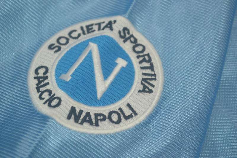 Thailand Quality(AAA) 1990/91 Napoli Home Retro Soccer Jersey