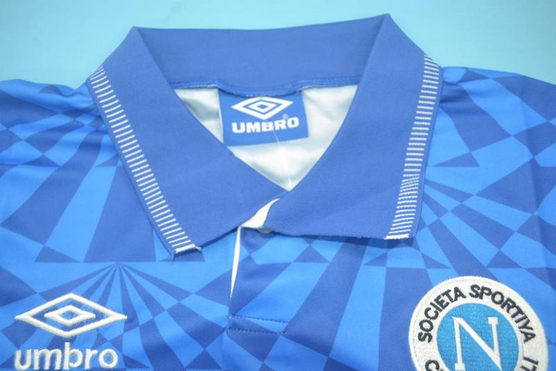 Thailand Quality(AAA) 1991/92 Napoli Home Retro Soccer Jersey