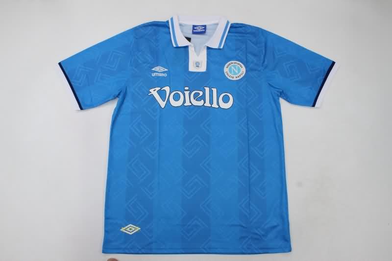 Thailand Quality(AAA) 1993/94 Napoli Home Retro Soccer Jersey
