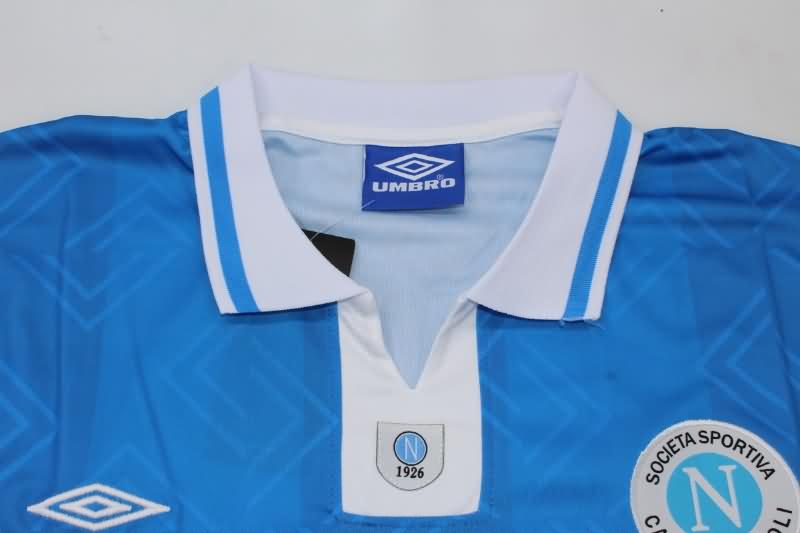 Thailand Quality(AAA) 1993/94 Napoli Home Retro Soccer Jersey