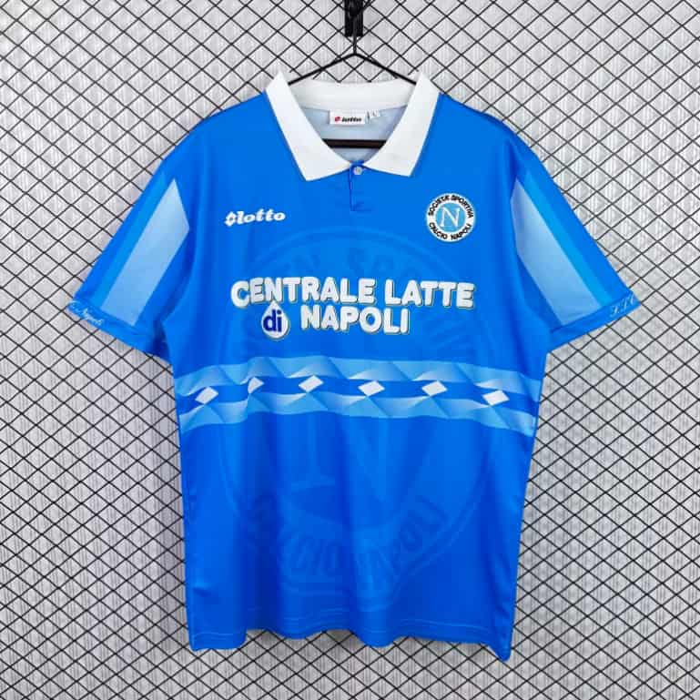 Thailand Quality(AAA) 1996/97 Napoli Home Retro Soccer Jersey Thailand Quality(AAA) 1996/97 Napoli Home Retro Soccer Jersey