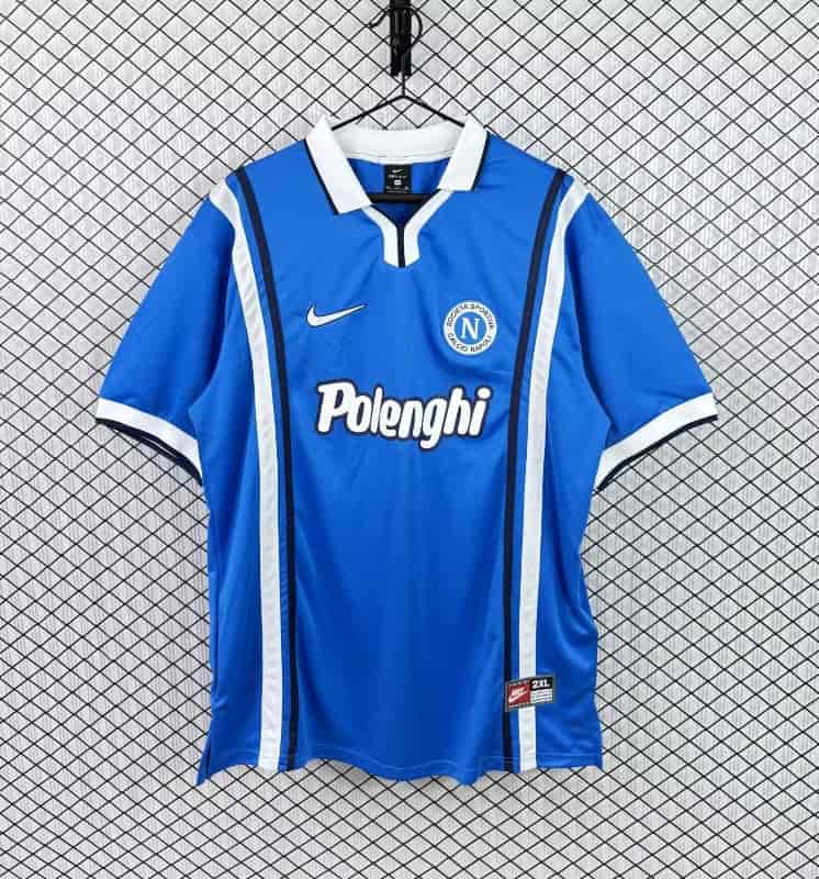 Thailand Quality(AAA) 1997/98 Napoli Home Retro Soccer Jersey Thailand Quality(AAA) 1997/98 Napoli Home Retro Soccer Jersey