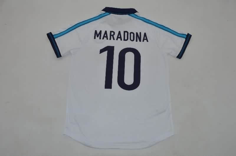Thailand Quality(AAA) 1998/99 Napoli Away Retro Soccer Jersey