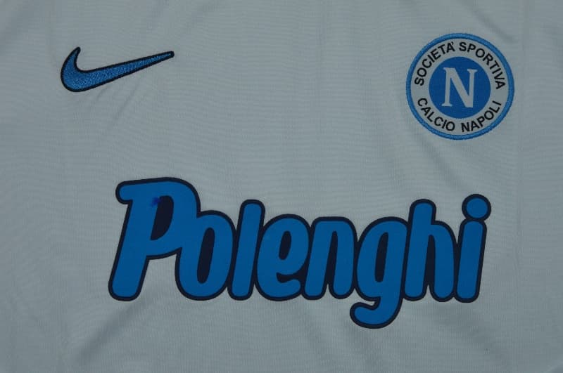 Thailand Quality(AAA) 1998/99 Napoli Away Retro Long Sleeve Soccer Jersey