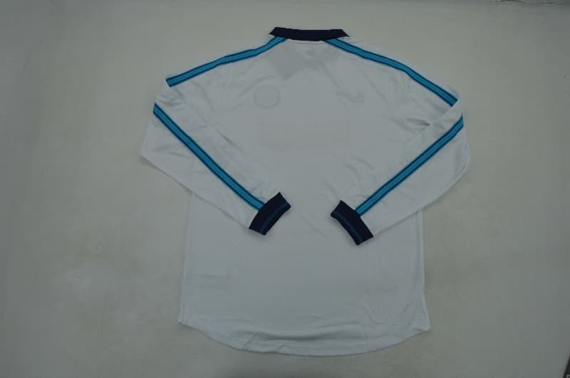 Thailand Quality(AAA) 1998/99 Napoli Away Retro Long Sleeve Soccer Jersey