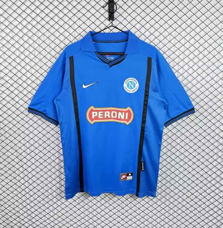 Thailand Quality(AAA) 1999/00 Napoli Home Retro Soccer Jersey Thailand Quality(AAA) 1999/00 Napoli Home Retro Soccer Jersey