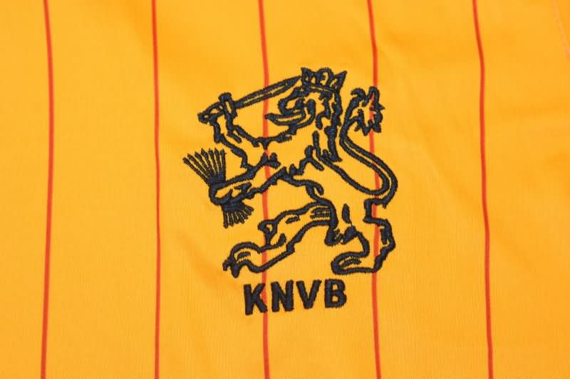 Thailand Quality(AAA) 1984 Netherlands Home Retro Soccer Jersey