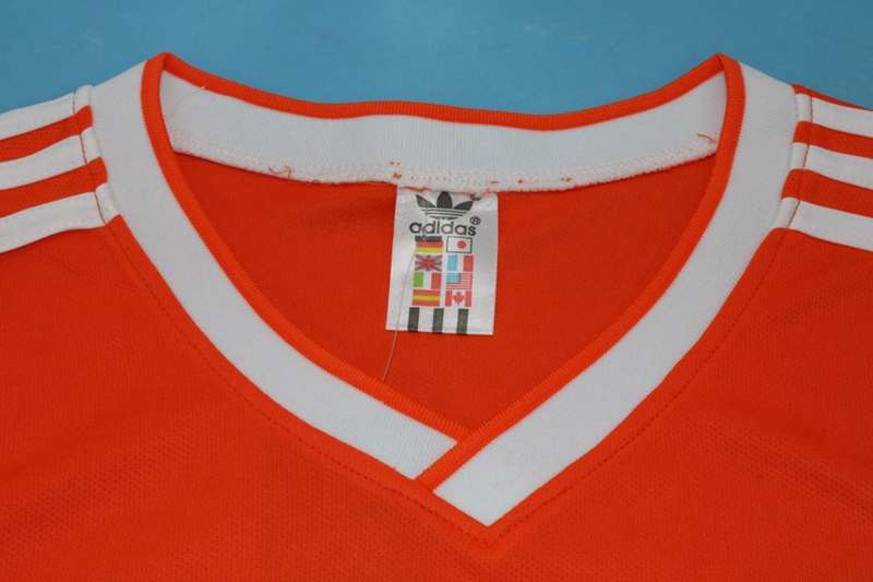 Thailand Quality(AAA) 1986 Netherlands Home Retro Soccer Jersey