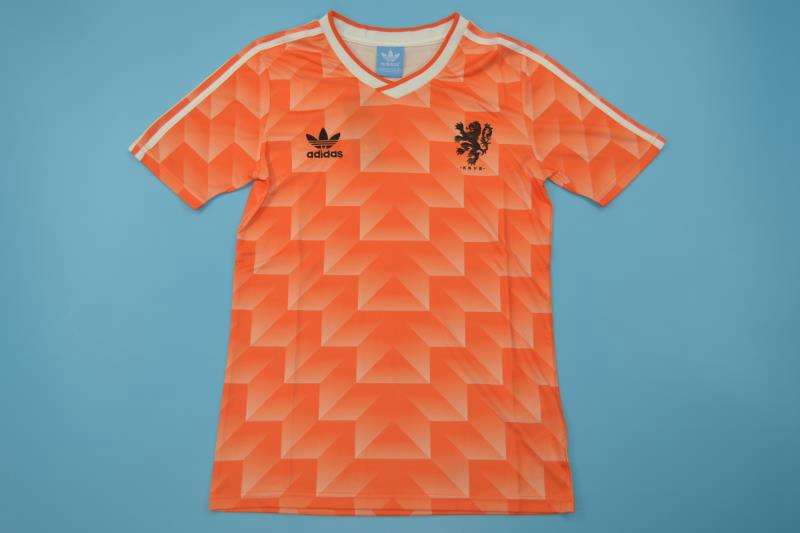 Thailand Quality(AAA) 1988 Netherlands Home Retro Soccer Jersey