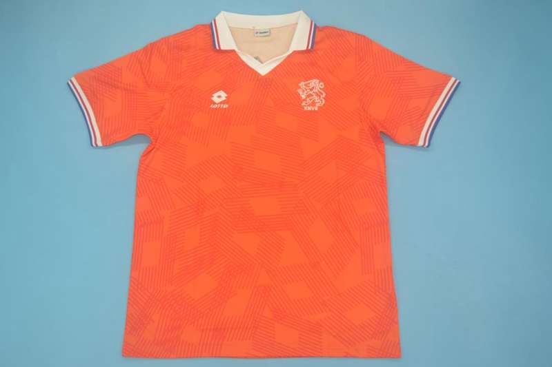 Thailand Quality(AAA) 1991 Netherlands Home Retro Soccer Jersey