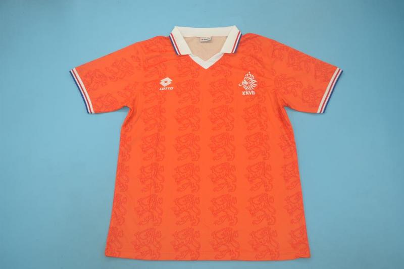 Thailand Quality(AAA) 1995 Netherlands Home Retro Soccer Jersey