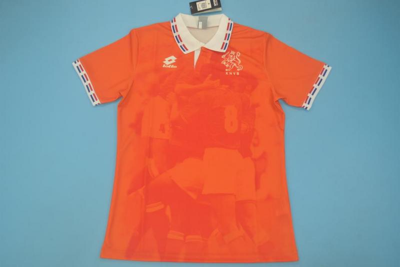 Thailand Quality(AAA) 1996 Netherlands Home Retro Soccer Jersey