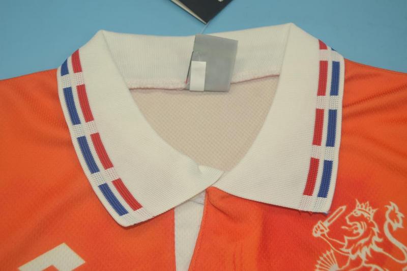 Thailand Quality(AAA) 1996 Netherlands Home Retro Soccer Jersey