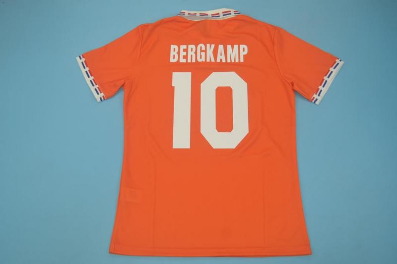 Thailand Quality(AAA) 1996 Netherlands Home Retro Soccer Jersey