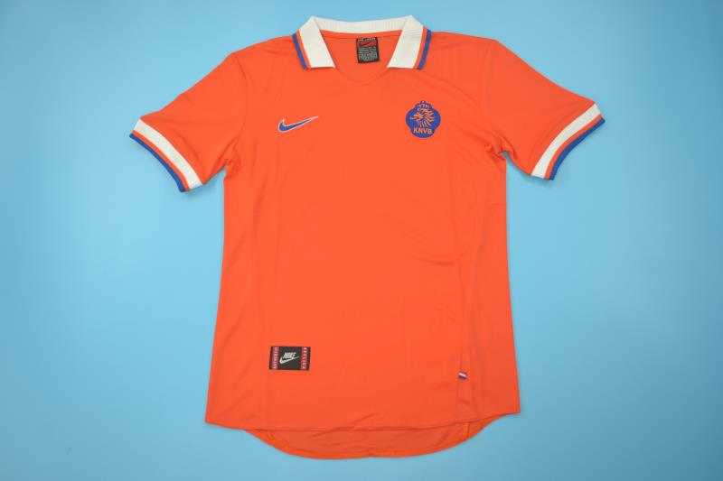 Thailand Quality(AAA) 1997/98 Netherlands Home Retro Soccer Jersey