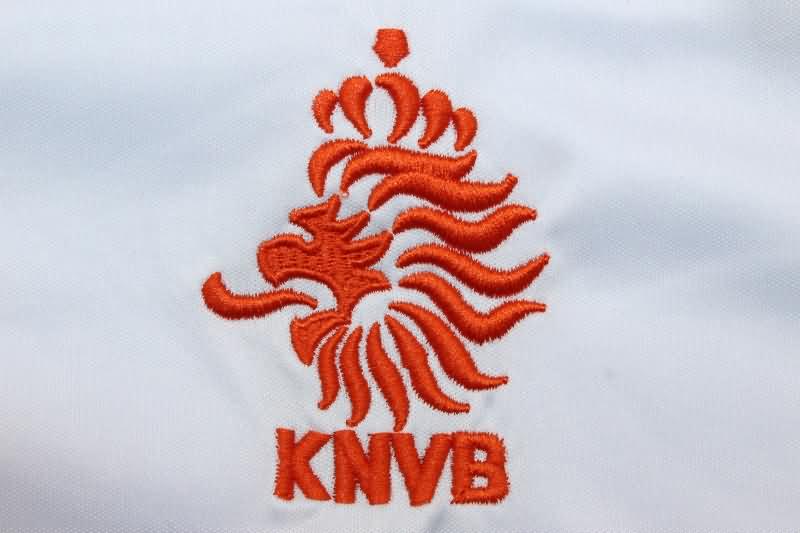 Thailand Quality(AAA) 2004 Netherlands Away Retro Soccer Jersey