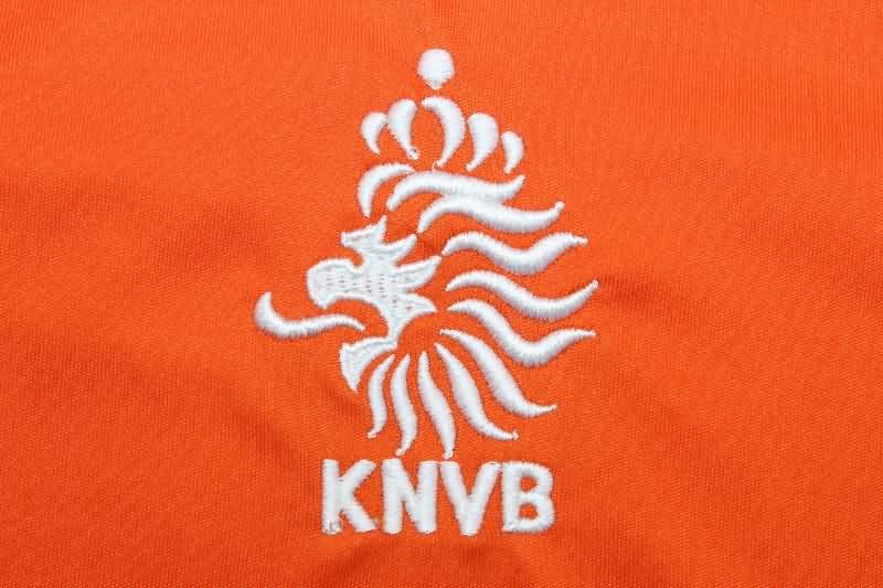 Thailand Quality(AAA) 2004 Netherlands Home Retro Soccer Jersey