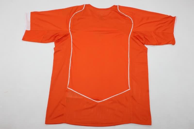 Thailand Quality(AAA) 2004 Netherlands Home Retro Soccer Jersey