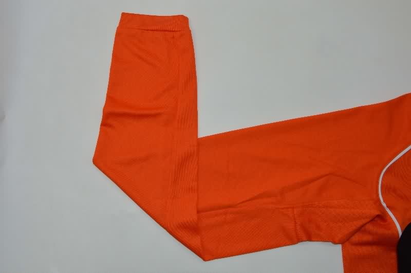 Thailand Quality(AAA) 2004 Netherlands Home Retro Long Sleeve Soccer Jersey