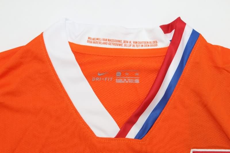 Thailand Quality(AAA) 2008 Netherlands Home Retro Soccer Jersey