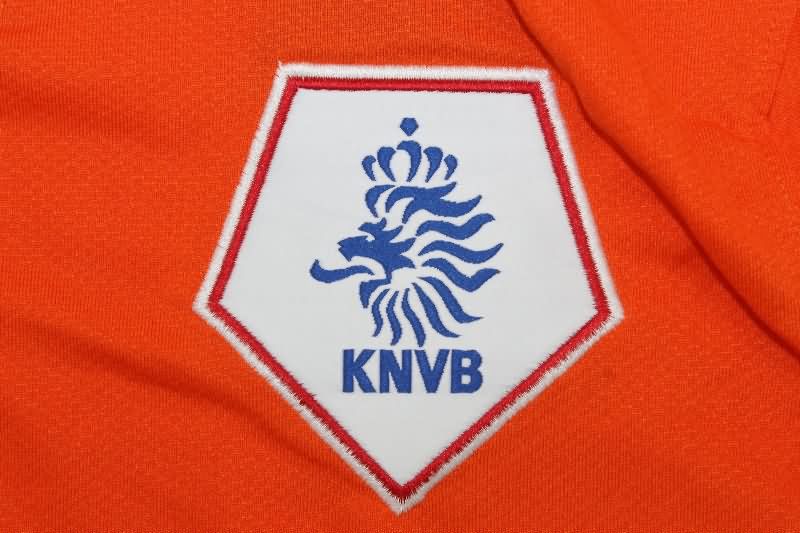 Thailand Quality(AAA) 2008 Netherlands Home Retro Soccer Jersey