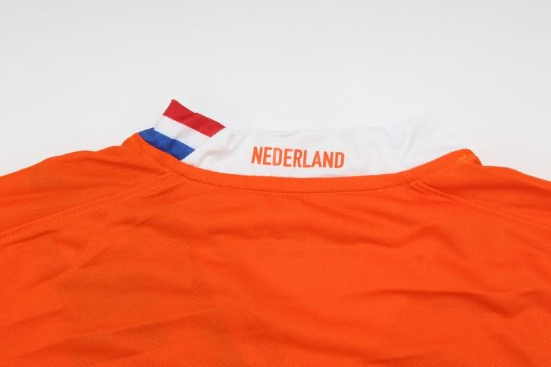 Thailand Quality(AAA) 2008 Netherlands Home Retro Soccer Jersey