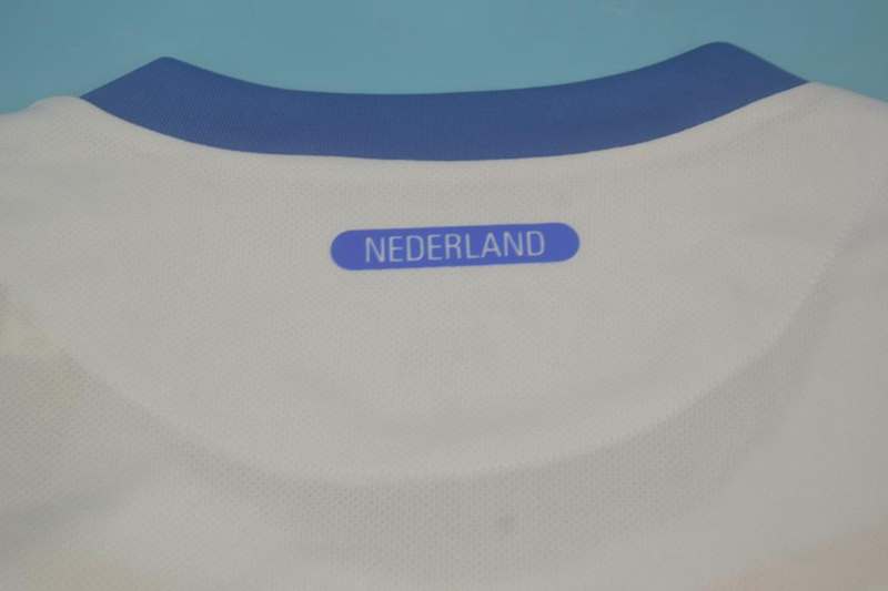 Thailand Quality(AAA) 2010 Netherlands Away Retro Soccer Jersey