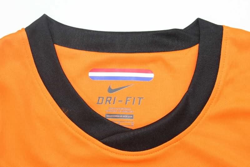 Thailand Quality(AAA) 2010 Netherlands Home Retro Soccer Jersey