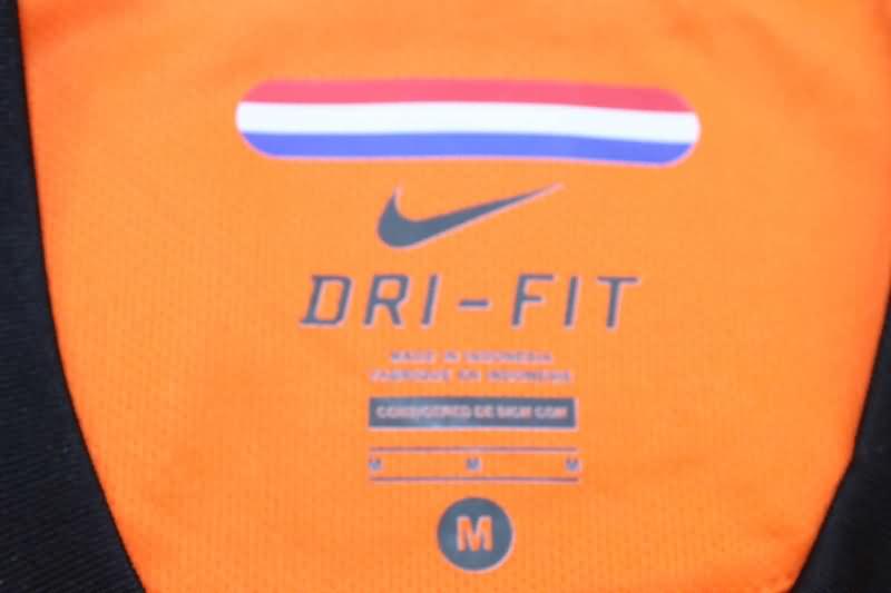 Thailand Quality(AAA) 2010 Netherlands Home Retro Soccer Jersey