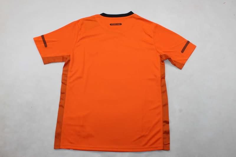 Thailand Quality(AAA) 2010 Netherlands Home Retro Soccer Jersey